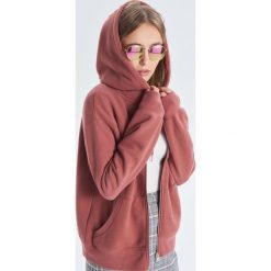 Rozpinana bluza z kapturem - Pomarańczowy. Pomarańczowe bluzy damskie z kapturem marki Cropp, s. Za 89,99 zł.