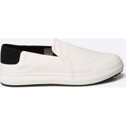 G-Star Raw - Tenisówki. Białe trampki damskie slip on marki G-Star RAW, z materiału. W wyprzedaży za 159,90 zł.