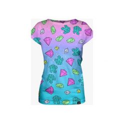 Galaxy Cristals women's t-shirt. Szare t-shirty damskie marki Mars from venus, s, bez wzorów, bez kołnierzyka. Za 118,30 zł.
