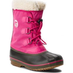 Śniegowce SOREL - Yoot Pac Nylon NY1879 Ultra Pink/Alpine Tundra 693. Różowe śniegowce dziewczęce marki Sorel, bez zapięcia. W wyprzedaży za 229,00 zł.