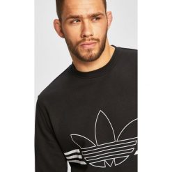 Adidas Originals - Bluza. Czarne bluzy męskie adidas Originals, m, z nadrukiem, z elastanu, z okrągłym kołnierzem, bez rękawów, bez kaptura. W wyprzedaży za 199,90 zł.