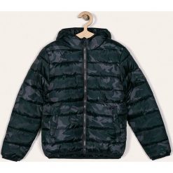 Blukids - Kurtka dziecięca 140-170 cm. Szare kurtki chłopięce Blukids, bez wzorów, z poliesteru, krótkie, z kapturem. Za 129,90 zł.