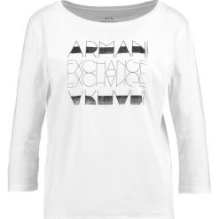 Bluzki damskie: Armani Exchange Bluzka z długim rękawem white
