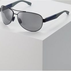 BOSS CASUAL Okulary przeciwsłoneczne mtblue grey. Szare okulary przeciwsłoneczne męskie aviatory BOSS Casual. Za 879,00 zł.
