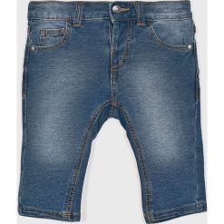 Blukids - Spodnie dziecięce 68-92 cm. Niebieskie spodnie chłopięce Blukids, bez wzorów, z elastanu, casualowe. W wyprzedaży za 29,90 zł.