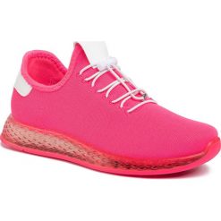 Sneakersy JENNY FAIRY - TS4605-01 Pink. Różowe półbuty damskie Jenny Fairy, ze skóry ekologicznej. W wyprzedaży za 54,99 zł.