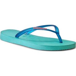 Klapki damskie: Japonki HAVAIANAS - SL Logo Pop-Up 41197871424 Pool Green