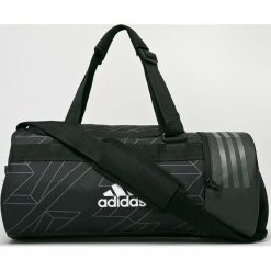Adidas Performance - Torba. Czarne torebki damskie sportowe marki adidas Performance, w paski, z poliesteru, sportowe, na ramię. W wyprzedaży za 139,90 zł.