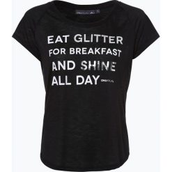 Only Play - T-shirt damski – Perla, czarny. Czarne t-shirty damskie marki Only Play, xs, bez wzorów, eleganckie, bez kołnierzyka. Za 89,95 zł.