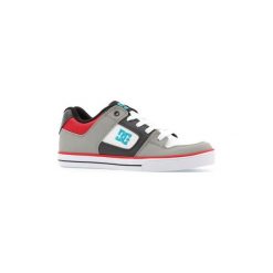 Buty Dziecko DC Shoes DC Pure 301069B-XSKR. Szare trampki chłopięce marki DC Shoes, bez wzorów, bez zapięcia. Za 167,30 zł.