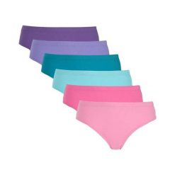 Cellbes Figi 6 Pack zielony Fioletowy różowy female zielony/fioletowy/różowy 38/40. Różowe majtki damskie Cellbes, z bawełny. Za 149,00 zł.