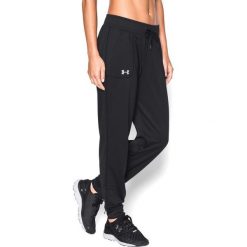 Spodnie dresowe damskie: Under Armour Spodnie damskie Tech Pant Solid czarne r. M (1271689-001)