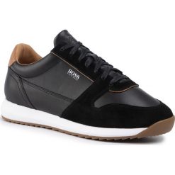 Sneakersy BOSS - Sonic 50410978 10214595 01 Black 005. Czarne sneakersy męskie Boss, bez zapięcia. W wyprzedaży za 519,00 zł.