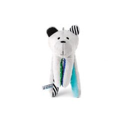 Whisbear Szumiący miś, turkus - szary. Szare przytulanki i maskotki marki Whisbear, z materiału. Za 269,00 zł.