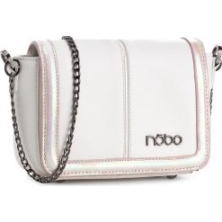 Listonoszki damskie: Torebka NOBO – NBAG-0670-C000 Biały Z Różowym