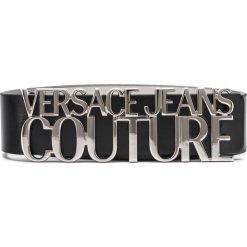 Versace Jeans Couture Pasek Czarny. Czarne paski damskie Versace Jeans Couture, w paski, z jeansu. Za 404,95 zł.