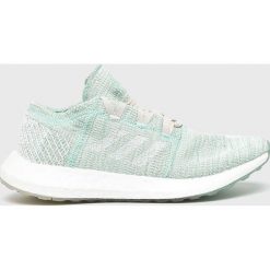 Adidas Performance - Buty PureBOOST Go. Zielone buty sportowe damskie adidas Performance, bez wzorów, z gumy, sportowe. W wyprzedaży za 319,90 zł.