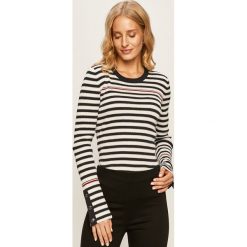 Tommy Hilfiger - Sweter Tommy Icons. Niebieskie swetry damskie TOMMY HILFIGER, s, bez wzorów, z bawełny, bez rękawów, bez kaptura. W wyprzedaży za 449,90 zł.