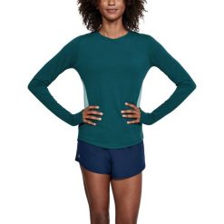 Topy sportowe damskie: Under Armour Koszulka damska Threadborne Swft LS zielona r. XS (1318422-716)
