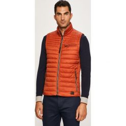 Camel Active - Bezrękawnik. Żółte płaszcze męskie Camel Active, bez wzorów, z poliesteru, bez kaptura. W wyprzedaży za 399,90 zł.