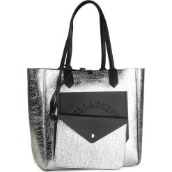Torebka KARL LAGERFELD - 96KW3247 Silver. Szare torebki klasyczne damskie KARL LAGERFELD, bez wzorów, ze skóry, klasyczne, bez dodatków. W wyprzedaży za 979,00 zł.