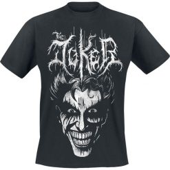 The Joker Death Metal Joker T-Shirt czarny. Czarne t-shirty męskie marki The Joker, l, z nadrukiem, z okrągłym kołnierzem. Za 74,90 zł.