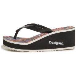 Desigual Japonki Damskie Shoes Lola Mexican 40 Czarne. Czarne klapki damskie Desigual, bez wzorów, bez obcasa. Za 129,00 zł.