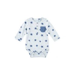 Body niemowlęce: Feetje Boys Body gwiazdki grey melange