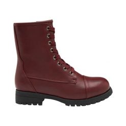 Duffy Buty burgundowy female czerwony 42. Czerwone botki damskie Duffy, ze skóry, klasyczne, bez obcasa, na sznurówki. Za 329,00 zł.