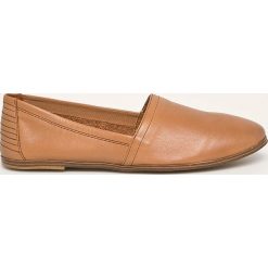 Aldo - Baleriny skórzane Jerolia. Pomarańczowe baleriny damskie ALDO, bez wzorów, ze skóry, bez obcasa, na obcasie. Za 279,90 zł.