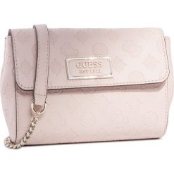Saszetka nerka GUESS - Logo Love (SG) Mini HWSG76 62800 BLUSH. Różowe nerki damskie Guess, z aplikacjami, ze skóry ekologicznej, bez dodatków. W wyprzedaży za 299,00 zł.