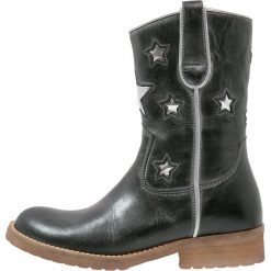 Buty zimowe damskie: Hip Botki kowbojki i motocyklowe black
