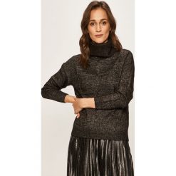 Jacqueline de Yong - Sweter. Szare swetry damskie Jacqueline de Yong, s, bez wzorów, z bawełny, bez rękawów, bez kaptura. W wyprzedaży za 69,90 zł.