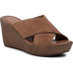 Klapki LASOCKI - 2211-01 Brown. Pomarańczowe klapki damskie Lasocki, bez wzorów, ze skóry, bez obcasa, na obcasie. Za 139,99 zł.