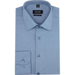 Koszula versone 2506 długi rękaw custom fit niebieski. Niebieskie koszule męskie Recman, m, bez wzorów, bez kołnierzyka, z długim rękawem. Za 89,99 zł.