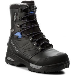 Śniegowce SALOMON - Toundra Pro Cswp 399722 21 G0 Phantom/Black/Amparo Blue. Czarne buty zimowe damskie Salomon, z materiału. Za 879,00 zł.