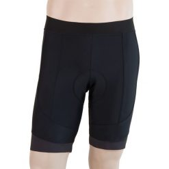 Sensor Męskie spodenki rowerowe Cyklo Race Black. Czarne spodenki sportowe męskie Sensor, m, bez wzorów, z materiału. Za 179,00 zł.