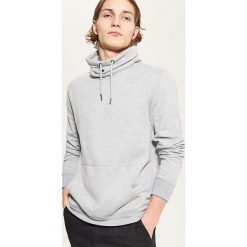 Bluza z kominem - Jasny szar. Szare bluzy męskie rozpinane marki Reserved, s. Za 99,99 zł.