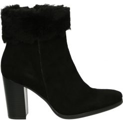Botki - 1029 C-M NERO. Czarne botki damskie marki Venezia, ze skóry. Za 279,00 zł.