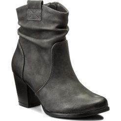 Botki CLARA BARSON - WS16067-13 Szary. Szare buty zimowe damskie Clara Barson, ze skóry ekologicznej. Za 119,99 zł.
