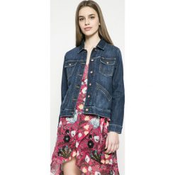 Wrangler - Kurtka Heritage Jacket. Niebieskie kurtki damskie marki Wrangler, s, z elastanu. W wyprzedaży za 329,90 zł.