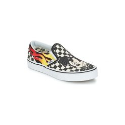 Tenisówki Dziecko Vans DISNEY Classic Slip-On. Czarne trampki dziewczęce marki Vans, z motywem z bajki, bez zapięcia. Za 191,20 zł.