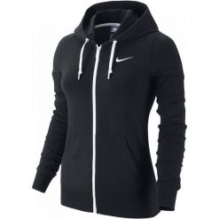 Bluzy rozpinane damskie: Nike Bluza W Nsw Hoodie Fz Jrsy Black Xs