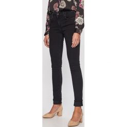 Trussardi Jeans - Jeansy. Czarne jeansy damskie Trussardi Jeans. Za 469,90 zł.