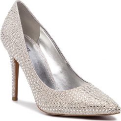 Szpilki MICHAEL MICHAEL KORS - Claire Pump 40R9CLHP1D Wht/Sil/Chmp. Szare półbuty damskie MICHAEL Michael Kors, bez wzorów, z tworzywa sztucznego, eleganckie, ze szpiczastym noskiem, bez obcasa, na obcasie, bez zapięcia. Za 789,00 zł.