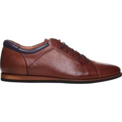 Sneakersy BUKN000009. Pomarańczowe sneakersy męskie Giacomo Conti, bez zapięcia. Za 499,00 zł.