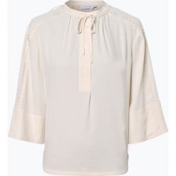 Calvin Klein Womenswear - Bluzka damska, beżowy. Brązowe bluzki damskie marki Calvin Klein Womenswear, bez wzorów, z koronki, bez kołnierzyka, bez rękawów. Za 449,95 zł.