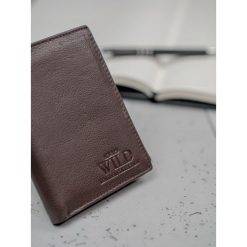 Portfel męski skórzany Always Wild 890-CCF brąz - Brązowy. Pomarańczowe portfele męskie ALWAYS WILD, bez wzorów. Za 34,99 zł.