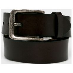 Only & Sons - Pasek skórzany. Czarne paski męskie Only & Sons, w paski, z materiału. W wyprzedaży za 69,90 zł.