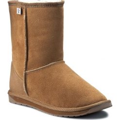 Buty EMU AUSTRALIA - Platinum Stinger Lo Wp10002 Chestnut 2016. Pomarańczowe kozaki damskie marki EMU Australia, ze skóry, na niskim obcasie, bez zapięcia. W wyprzedaży za 539,00 zł.